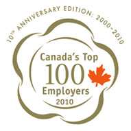 Canada's to 100 Employers 2010