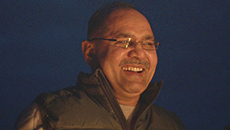 Grande Prairie Cricket Association（大草原城板球協會）的主席Vijay Parmar在談到社區重要性時臉上洋溢著微笑。