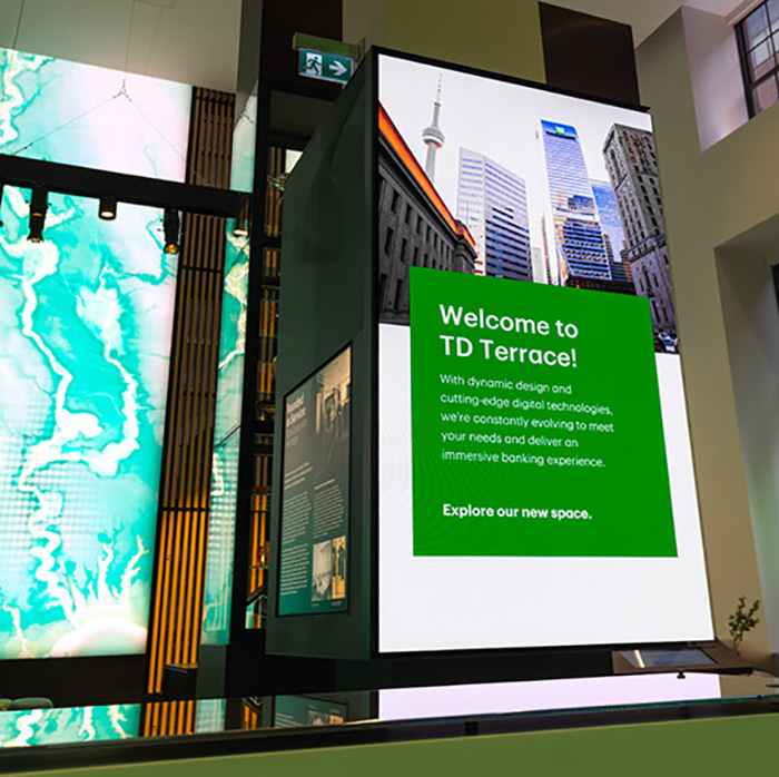 TD Terrace signage