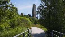 View of Evergreen Brick Works in Toronto, Ontario