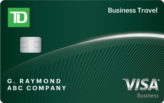 td business travel visa card