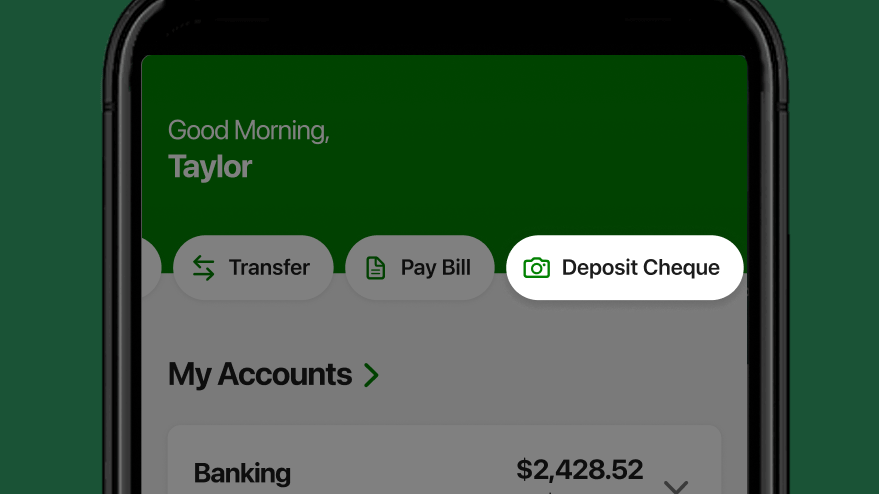 can you deposit money order on td app