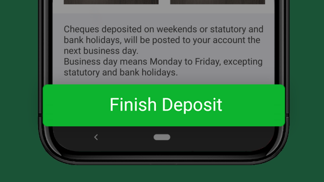 Cash discount cheque online