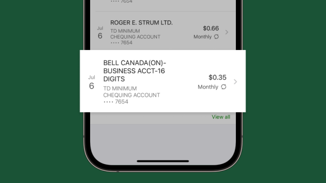 Withdrawal store fees td