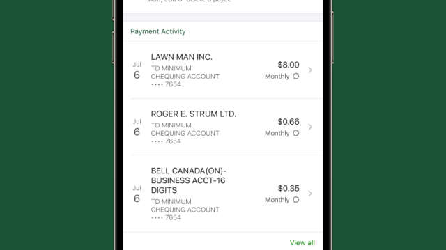 Withdrawal fees td hotsell