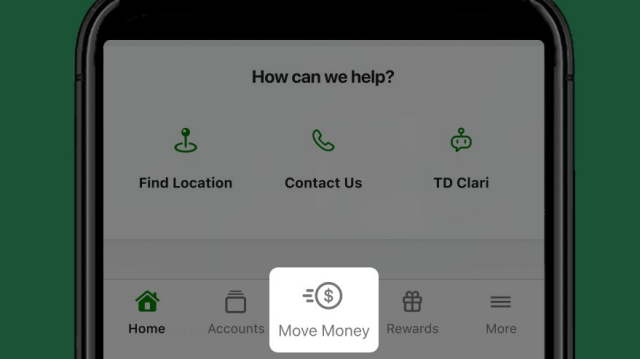 How to view or cancel a scheduled payment on the TD app