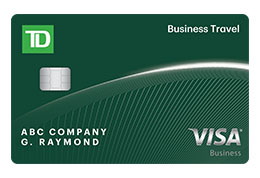 td business travel visa rewards