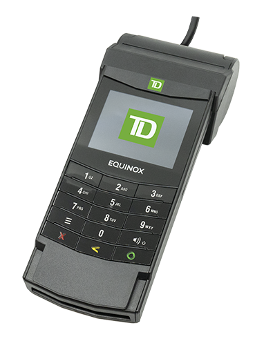 Image of the TD Desk 5000 POS Device 