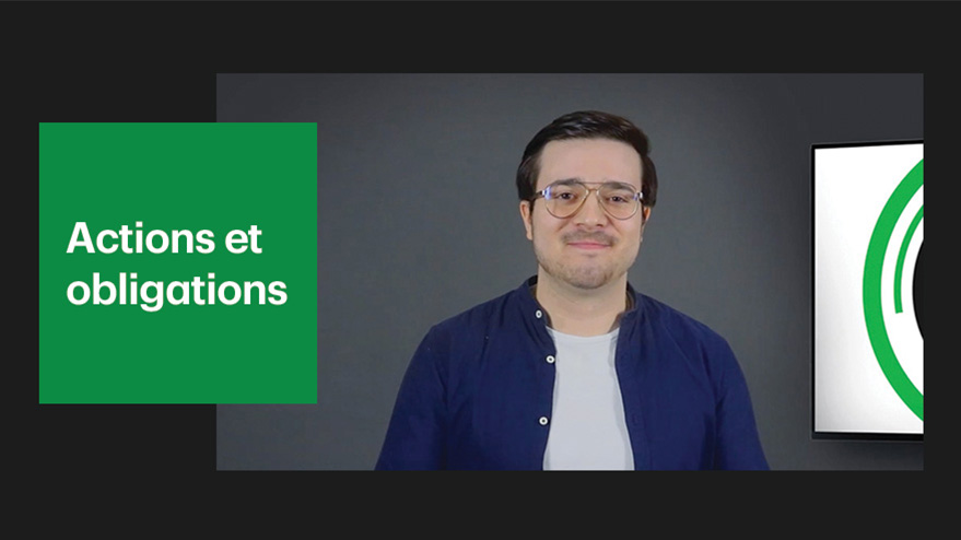 Quelle est la différence entre une action et une obligation?
