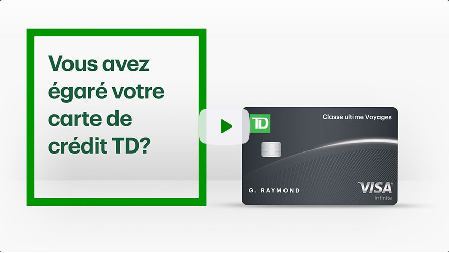 Gérez l’accès à votre carte dans l’appli TD