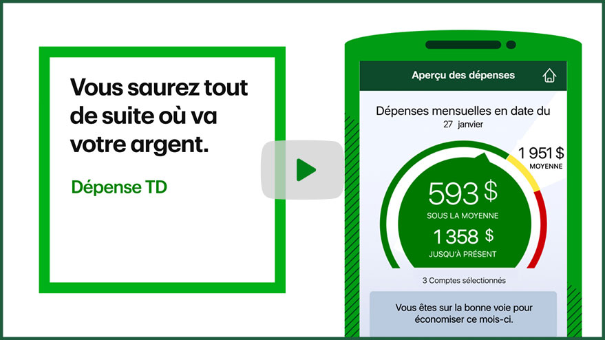 Appareil mobile affichant l'application MySpend