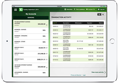 td online trading account canada