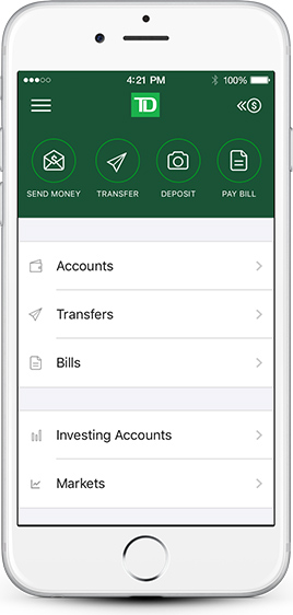 td direct investing log in