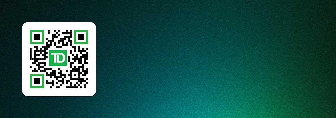 QR Code to download the TD Easy Trade app