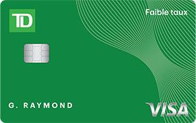 Carte Visa* TD à faible taux Afficher les détail