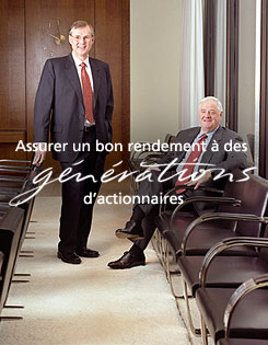 Assurer un bon rendement à des générations d'actionnaires