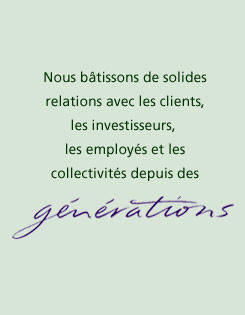 building on each generation's traditions