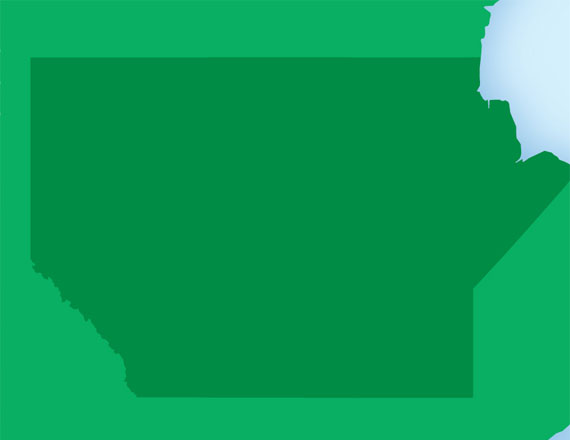 map of Prairies
