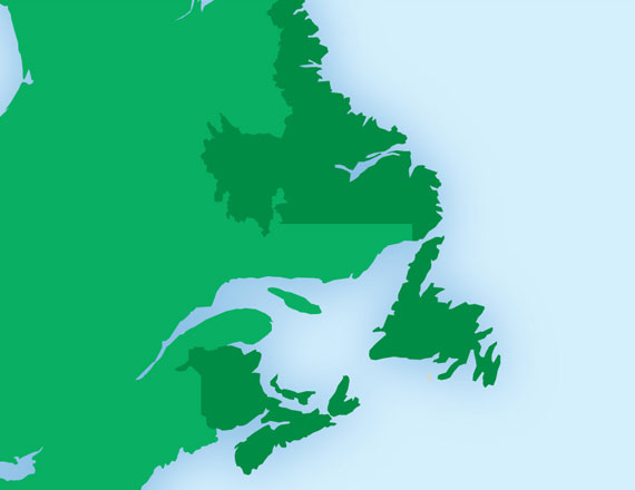 map of Atlantic