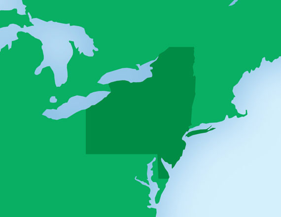 map of Mid-Atlantic U.S.A.