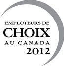 A Great Place to work - 2012 Best Workplace.