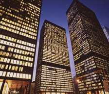 Les tours de la TD la nuit