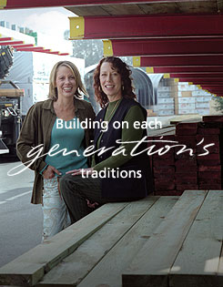 building on each generation's traditions