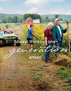 Always thinking one generation ahead