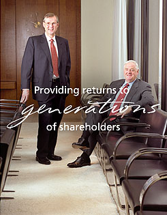 Providing returns to generations of shareholders