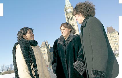 [Image] - 3 People at Parliament Hill