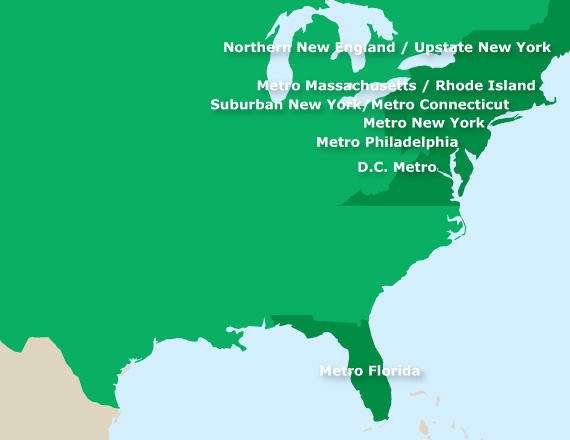 map of U.S.A.