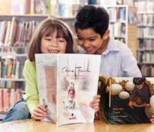 Children reading books