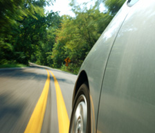 Car Driving on road