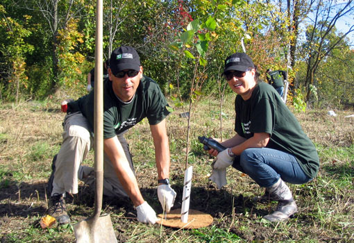 Photo of volunteers