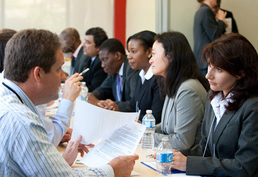 Photo of mentoring new immigrants
