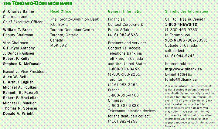 Officers of the Bank