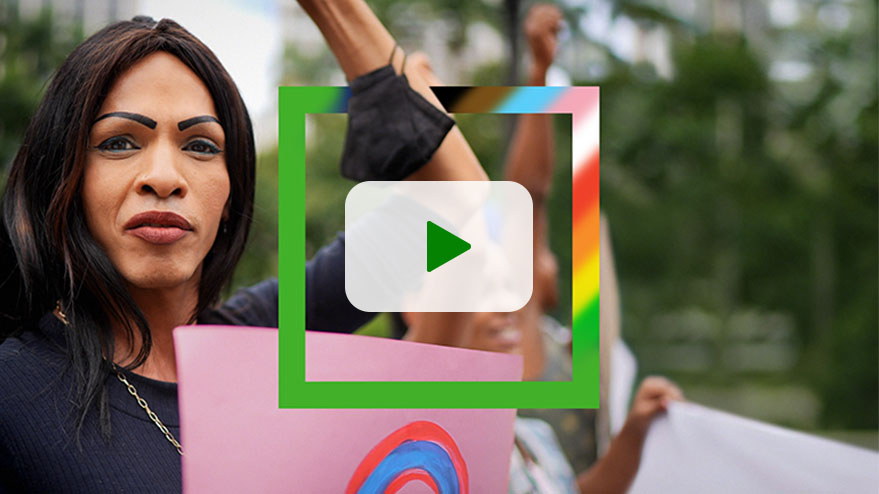 Play a video to learn more about our commitment to the LGTBQ2+ community and how we're working towards a more inclusive tomorrow.