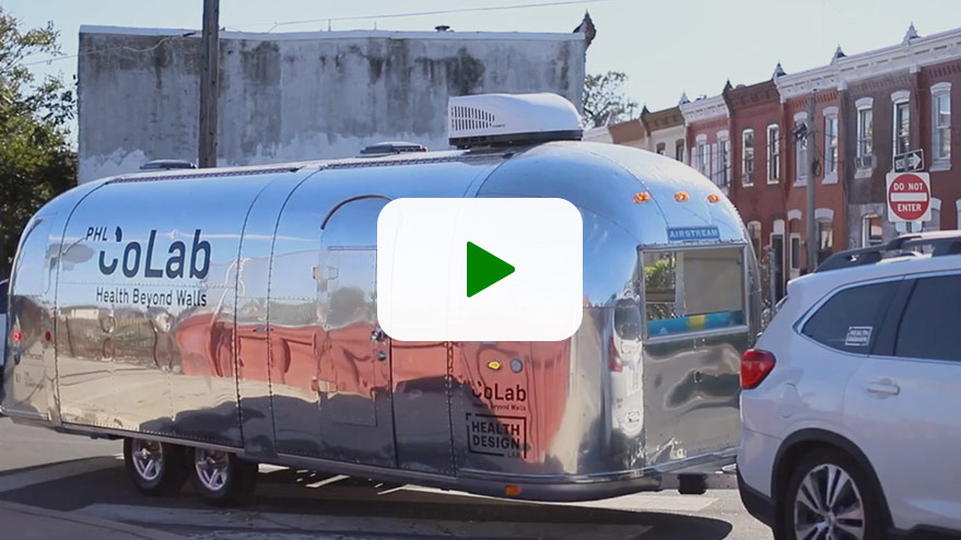 Play a video to learn more about CoLab Philadelphia, a mobile health center that provides families in need with community health services.