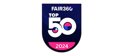 2024 Fair360 Top 50 Companies for Workplace Fairness