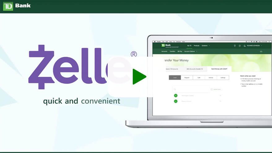 Play video to learn more about how to Send Money with Zelle®