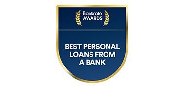 Bankrate Award badge: Best Personal Loans from a Bank